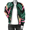 Bird Of Paradise Pattern Print Design BOP03 Women Bomber Jacket