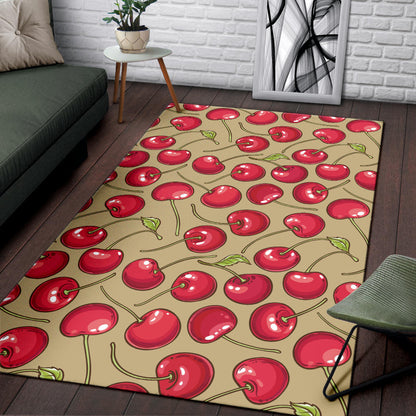 Cherry Pattern Print Design CH05 Area Rugs