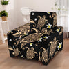 Turtle Polynesian Tribal Hawaiian Armchair Slipcover