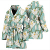 Lily Pattern Print Design LY09 Women Bathrobe