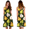 Pear Pattern Print Design PE06 Midi Dress