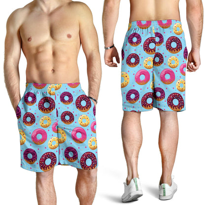 Donut Pattern Print Design DN07 Mens Shorts