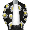 Daisy Pattern Print Design DS01 Men Bomber Jacket