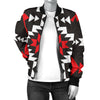 Navajo Pattern Print Design A02 Women's Bomber Jacket