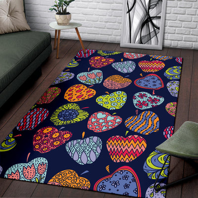 Apple Pattern Print Design AP05 Area Rugs