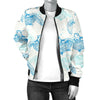 Sea Turtle Pattern Print Design T01 Women Bomber Jacket