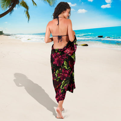 Iris Pattern Print Design IR03 Sarong Pareo Wrap