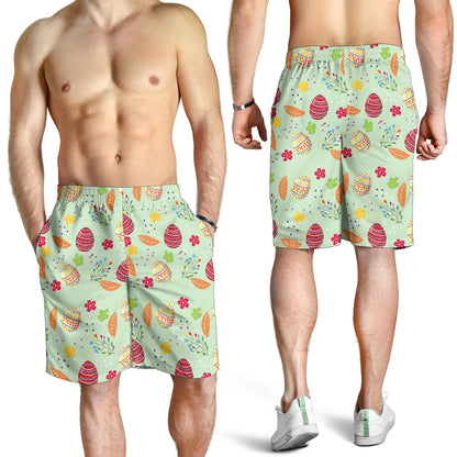 Easter Eggs Pattern Print Design RB07 Mens Shorts