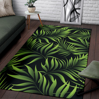 Palm Leaves Pattern Print Design PL07 Area Rugs