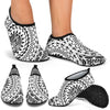 Polynesian Tribal Mask Aqua Water Shoes