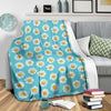 Daisy Pattern Print Design DS03 Fleece Blanket