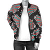 Angel Wings Pattern Print Design 05 Women's Bomber Jacket