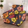 Hibiscus Pattern Print Design HB024 Armchair Slipcover