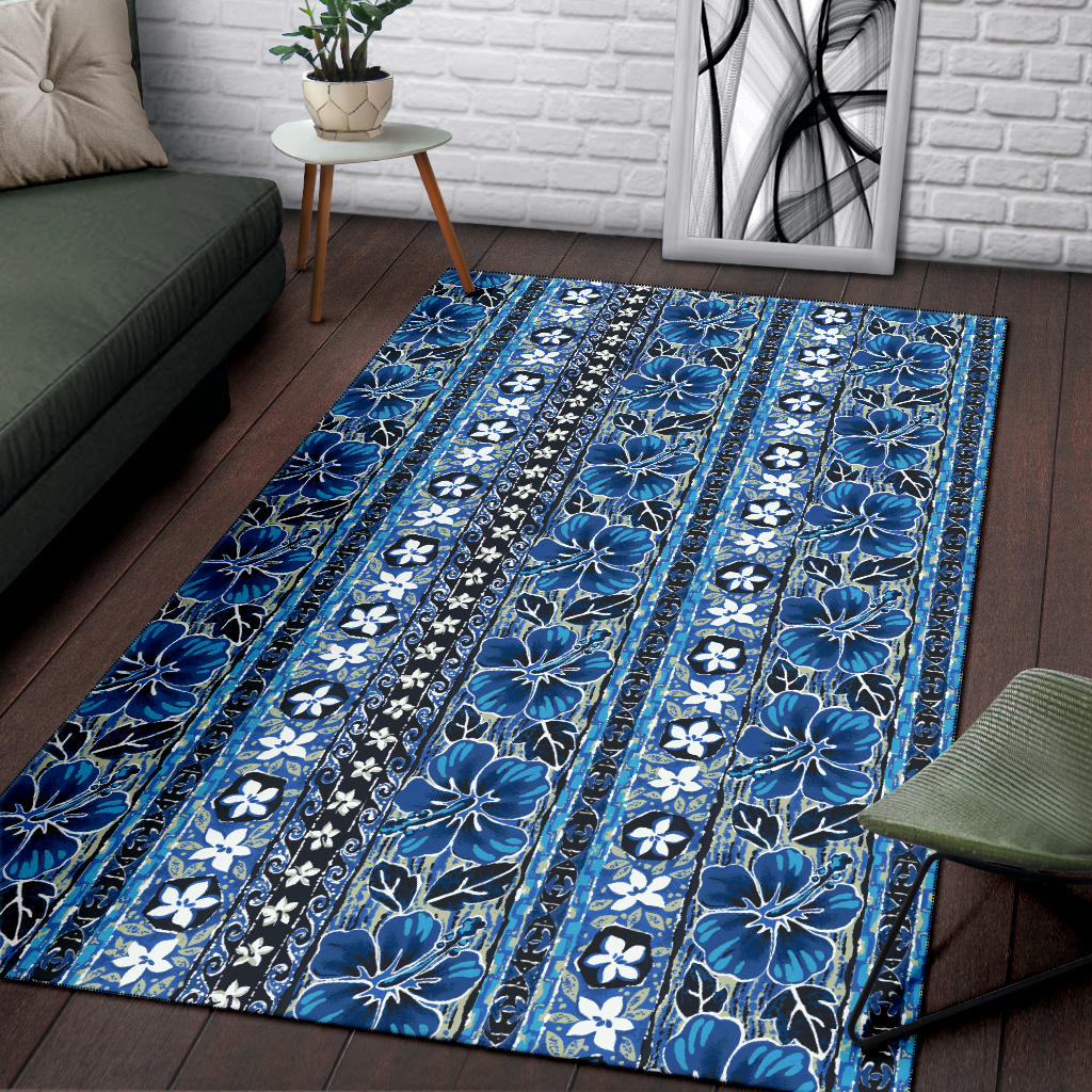 Hawaiian Themed Pattern Print Design H012 Area Rugs