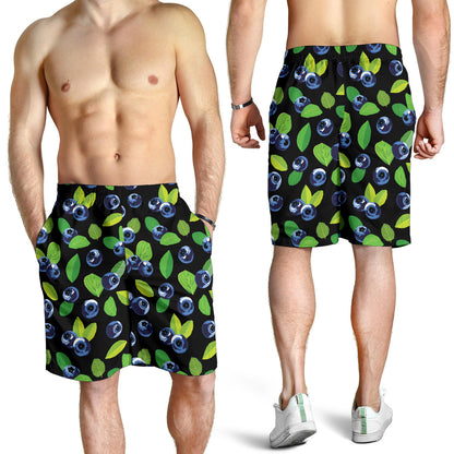Blueberry Pattern Print Design BB03 Mens Shorts
