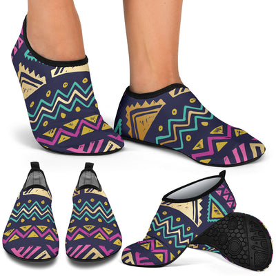 Multicolor Tribal aztec Aqua Water Shoes