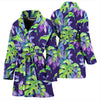 Tropical Flower Pattern Print Design TF019 Women Bathrobe