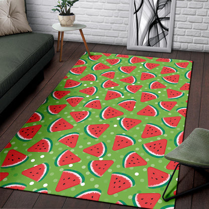 Watermelon Pattern Print Design WM05 Area Rugs