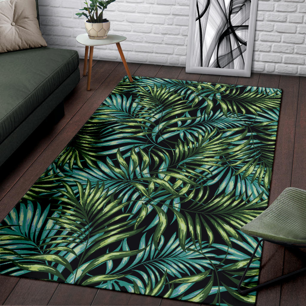 Tropical Flower Pattern Print Design TF08 Area Rugs
