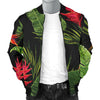 Bird Of Paradise Pattern Print Design BOP010 Men Bomber Jacket