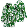 Hawaiian Themed Pattern Print Design H016 Women Bathrobe