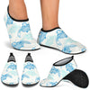 Sea Turtle Pattern Print Design T01 Aqua Water Shoes