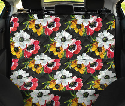Anemone Pattern Print Design AM07 Rear Dog  Seat Cover