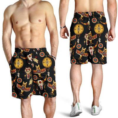 Native American Symbol Pattern Mens Shorts