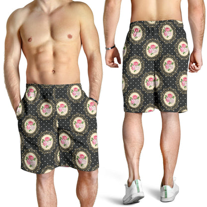 Rose Pattern Print Design RO015 Mens Shorts