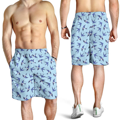 Swallow Bird Pattern Print Design 06 Mens Shorts