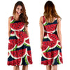 Watermelon Pattern Print Design WM011 Midi Dress