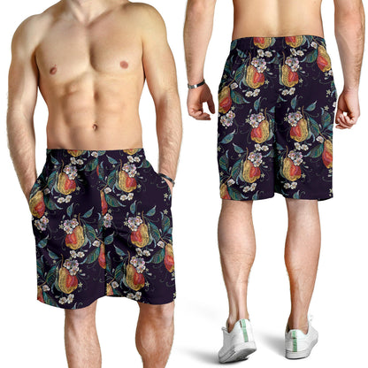 Pear Pattern Print Design PE02 Mens Shorts