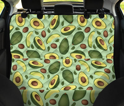 Avocado Pattern Print Design AC01 Rear Dog  Seat Cover