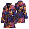 Lily Pattern Print Design LY016 Women Bathrobe