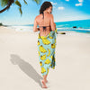 Banana Pattern Print Design BA04 Sarong Pareo Wrap