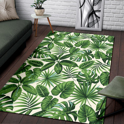 Tropical Flower Pattern Print Design TF013 Area Rugs