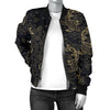 KOI Fish Pattern Print Design 02 Women's Bomber Jacket