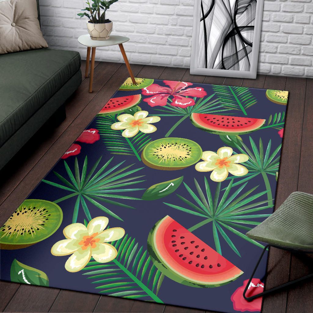 Tropical Fruits Pattern Print Design TF05 Area Rugs
