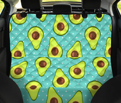 Avocado Pattern Print Design AC012 Rear Dog  Seat Cover