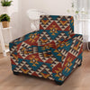 Knit Aztec Tribal Armchair Slipcover