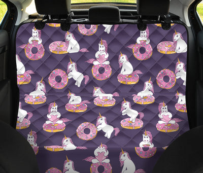 Donut Unicorn Pattern Print Design DN011 Rear Dog  Seat Cover