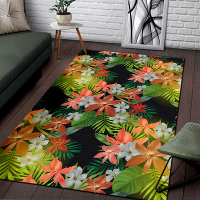 Amaryllis Pattern Print Design AL07 Area Rugs