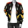 Native Pattern Print Design A05 Women's Bomber Jacket