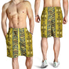 Polynesian Turtle Hawaiian Design Print Mens Shorts