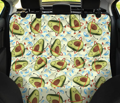 Avocado Pattern Print Design AC02 Rear Dog  Seat Cover
