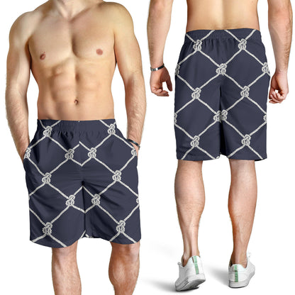 Rope Pattern Print Design A02 Mens Shorts
