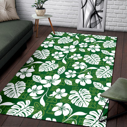 Hawaiian Themed Pattern Print Design H016 Area Rugs