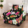 Hibiscus Pattern Print Design HB025 Armchair Slipcover