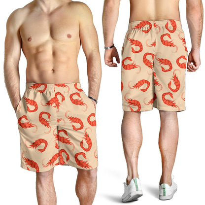Prawn Pattern Print Design 02 Mens Shorts