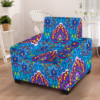 lotus Boho Pattern Print Design LO010 Armchair Slipcover